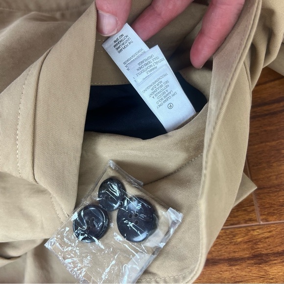 Paul Smith Mens Regular Fit Beige Trench Coat Size M - Picture 5 of 10